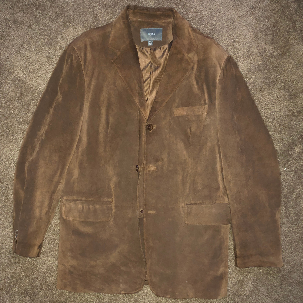 Brown Suede Blazer